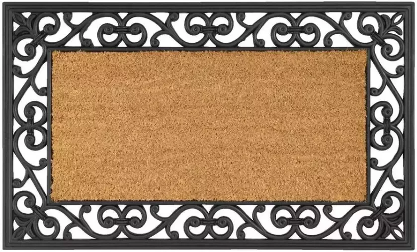 MD-Entree Kokosmat Cottage Met Rubber 45 x 75 cm