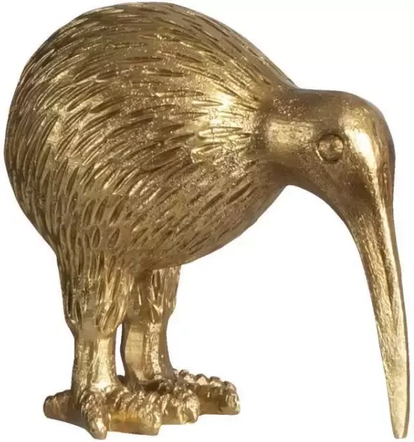 Leen Bakker Ornament Kiwi goudkleur