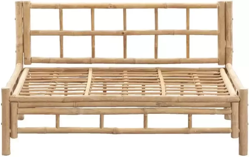 Leen Bakker Palletbank Tarifa bamboe naturel 120x85x66 cm - Foto 1