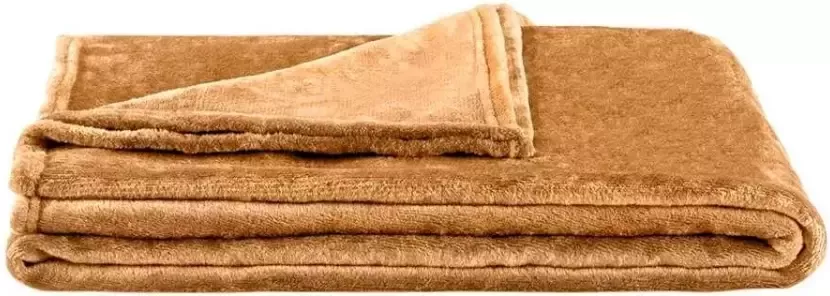 Leen Bakker Plaid Anouk caramel 150x220 cm