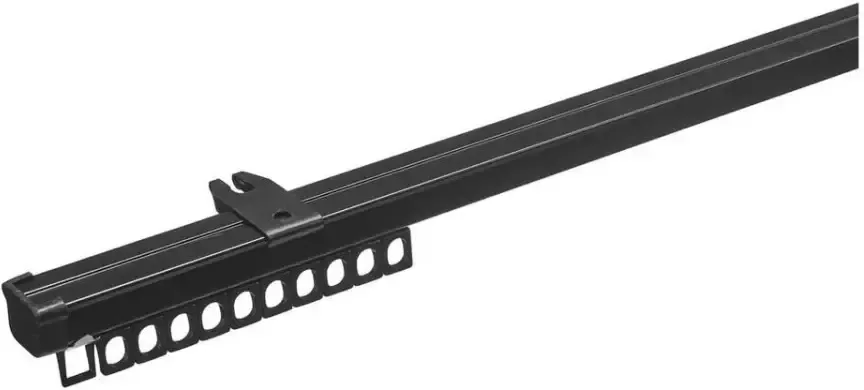 Leen Bakker Gordijnrailset zwart 100 cm