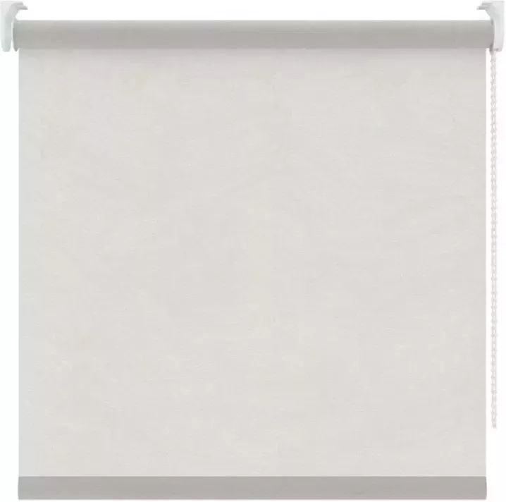 Leen Bakker Rolgordijn lichtdoorlatend wit lichtgrijs 150x190 cm