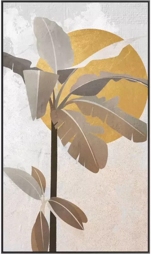 Leen Bakker Schilderij Palm horizon fcl 118x70 cm