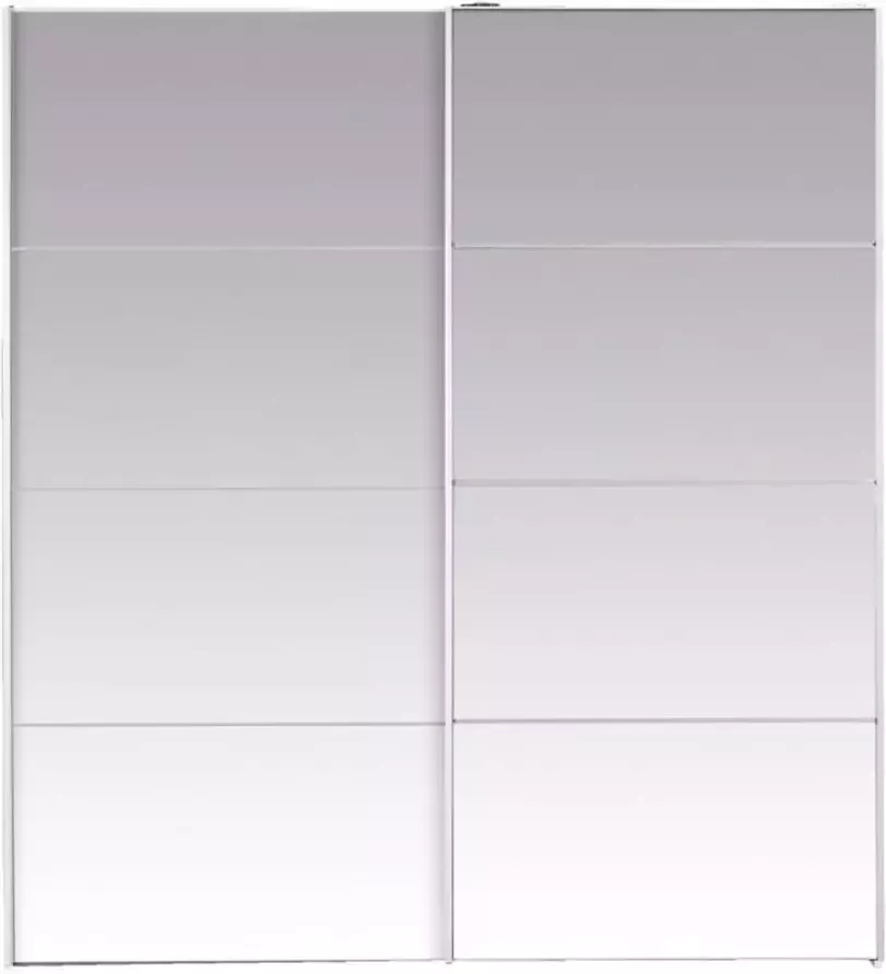 Leen Bakker Schuifdeurkast Verona spiegel 200x182x64 cm