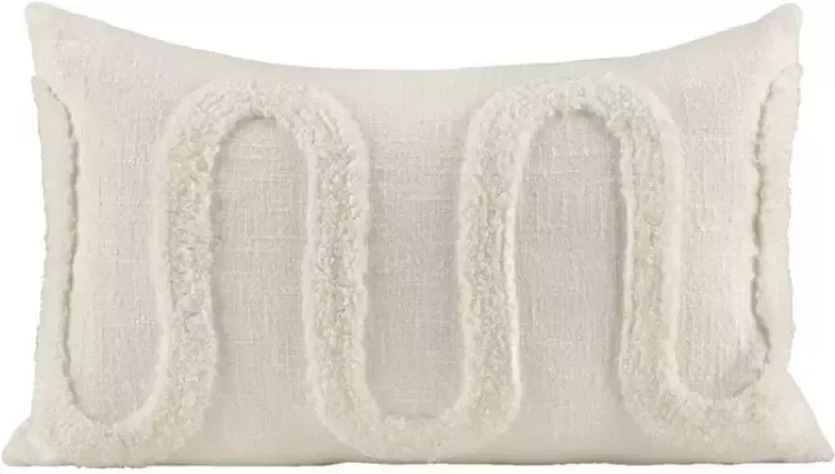 Leen Bakker Sierkussen Dali Wit- 30x50 cm