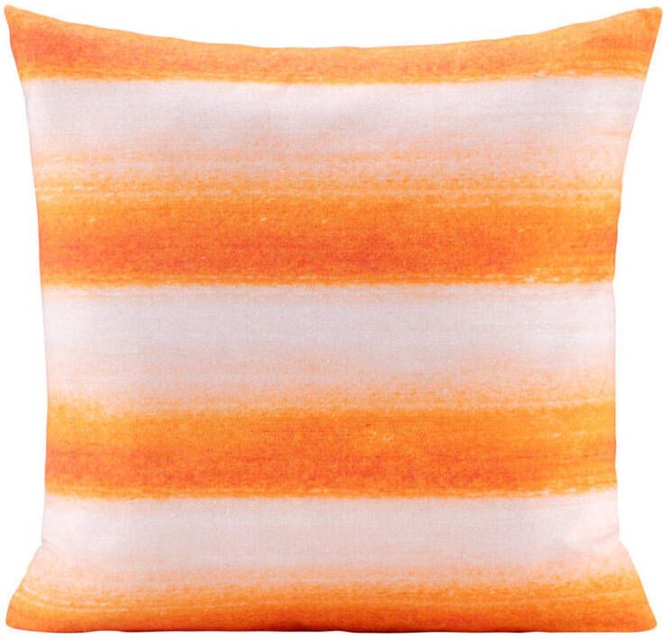Leen Bakker Sierkussen Elvi off-white oranje 45x45 cm