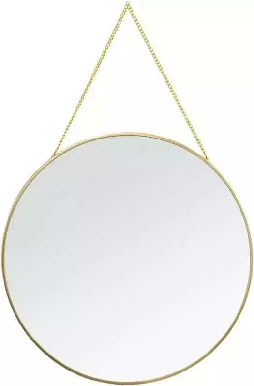 Leen Bakker Spiegel Madrid goud Ø29 cm