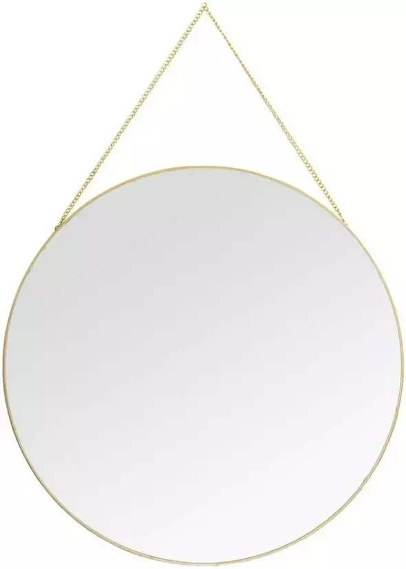 Leen Bakker Spiegel Madrid goud Ø40 cm