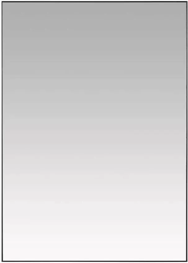 Leen Bakker Spiegel Metz zwart 50x70 cm