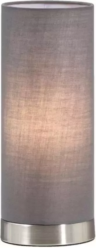 Leen Bakker Tafellamp Fabric grijs 12x30 cm - Foto 1