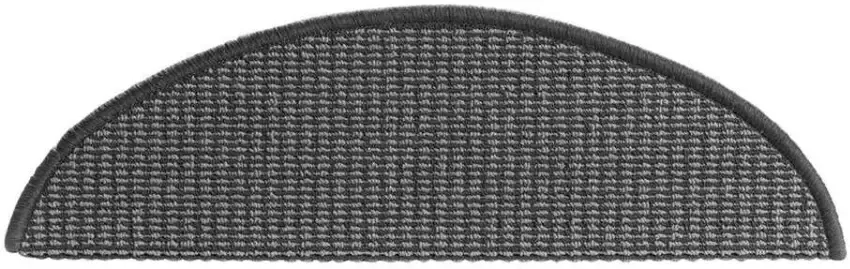 Leen Bakker Trapmat Tweed-step antraciet (16 stuks)