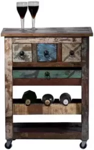 Leen Bakker Trolley Cevio multikleur 85x78x48 cm