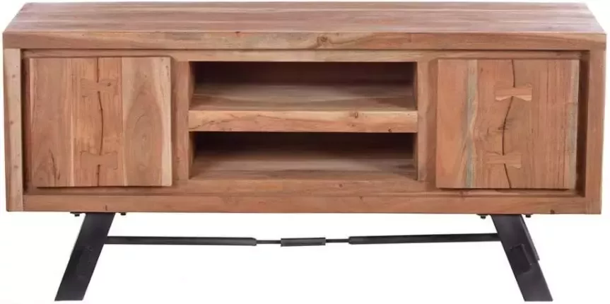 Leen Bakker TV-meubel Louis acaciahout 130x60x40 cm