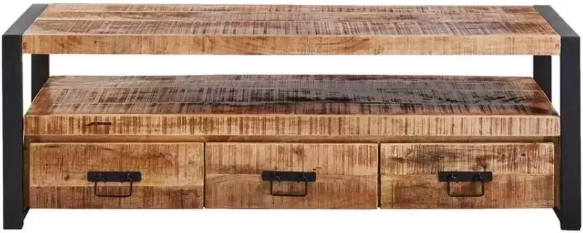 Leen Bakker TV meubel Scott metaal hout 50x150x45 cm