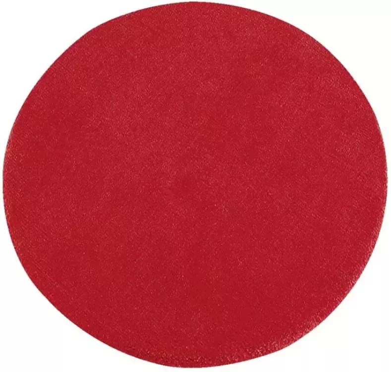 Leen Bakker Vloerkleed Colours rood Ø68 cm