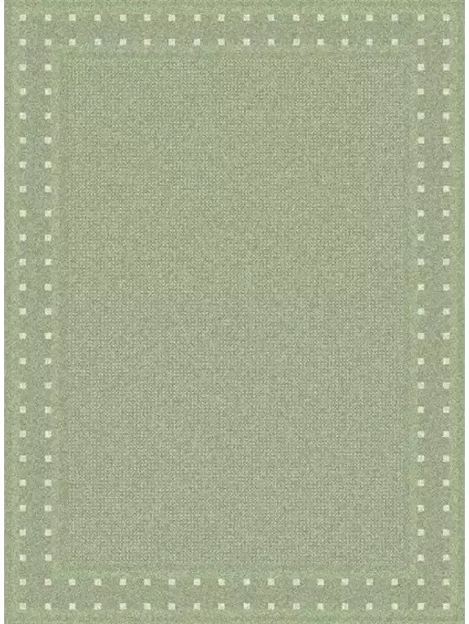 Leen Bakker Vloerkleed Edenfield groen vlakweef 160x230 cm