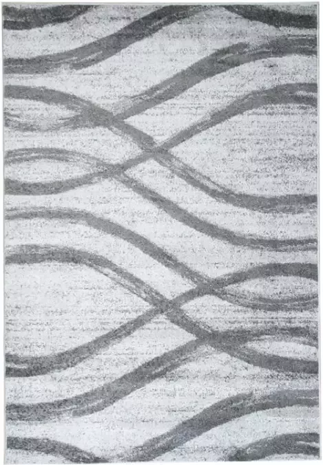 Leen Bakker Vloerkleed Florence golvend grijs lichtgrijs 160x230 cm - Foto 1
