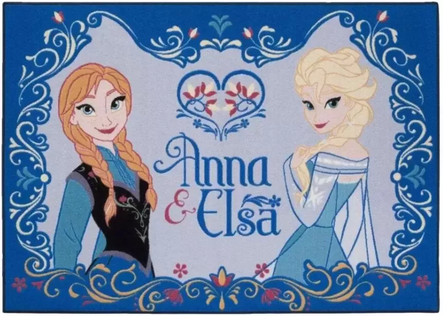 Associated weavers Disney Frozen Anna&Elsa tapijt 133x95 cm