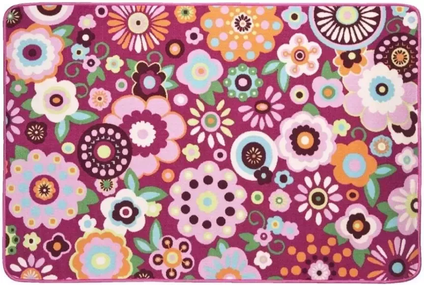 Leen Bakker Vloerkleed Hippy roze 115x170 cm