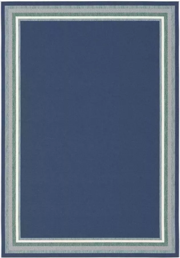 Leen Bakker Vloerkleed Margate blauw 120x170 cm - Foto 1