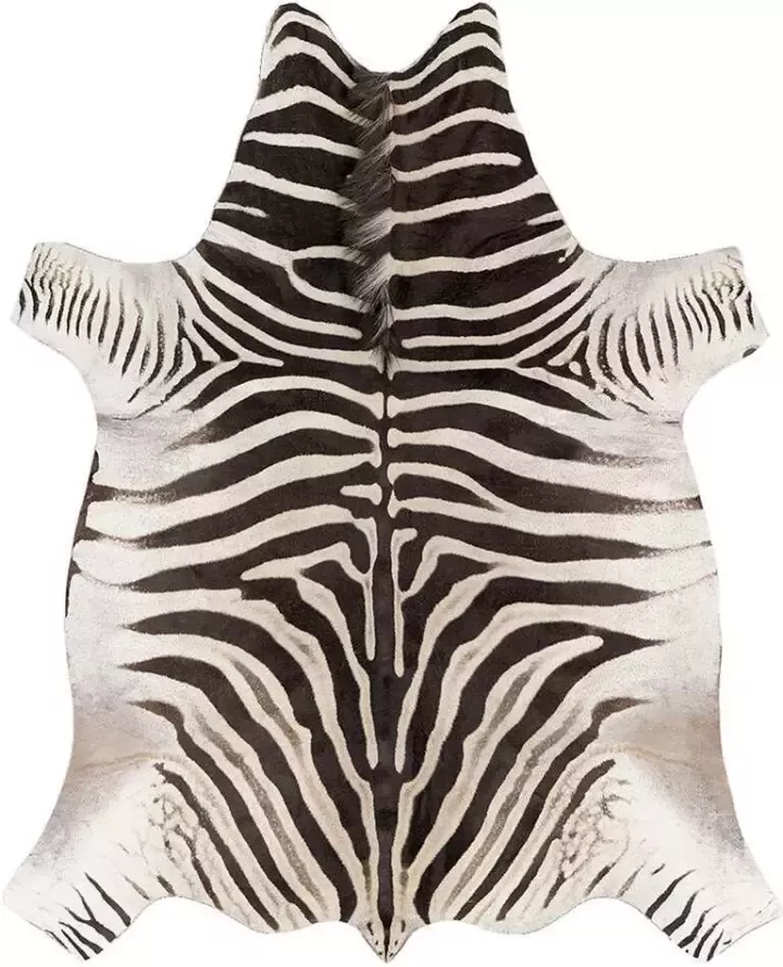 Leen Bakker Vloerkleed Marty Zebra zwart wit 155x190 cm - Foto 1