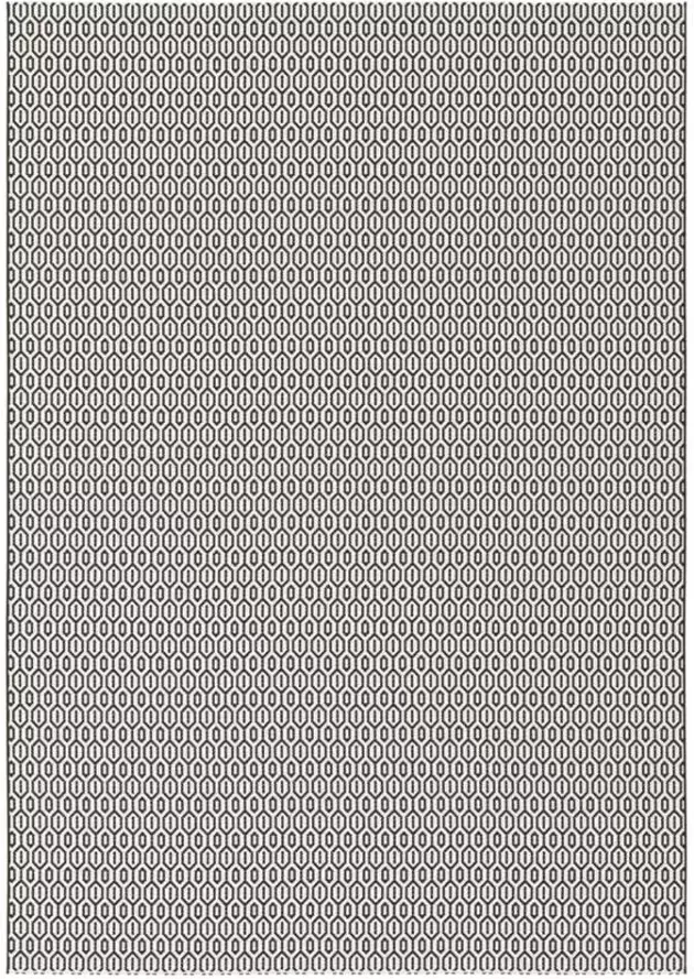 Leen Bakker Vloerkleed Nabule zwart 120x170 cm