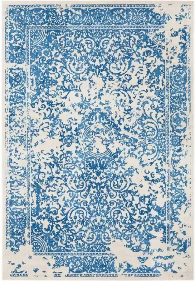 Leen Bakker Vloerkleed Williston blauw 200x290 cm