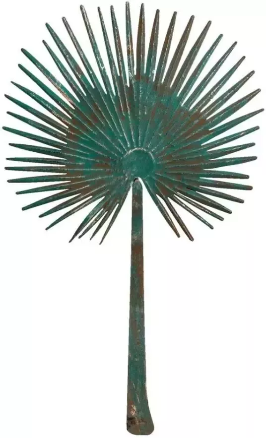 Leen Bakker Wanddecoratie Palmblad groen 82x46 cm