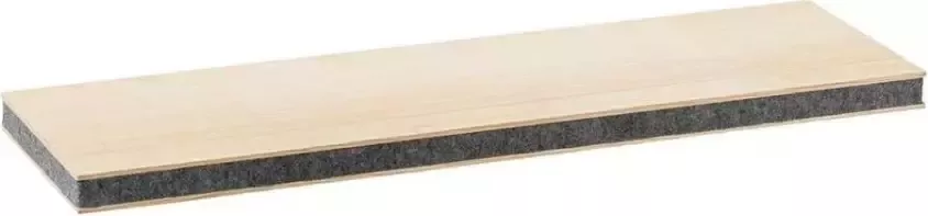 Leen Bakker Wandplank Duraline XL grijs 80x23 5 cm