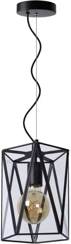 Lucide hanglamp Fern 1 zwart Leen Bakker