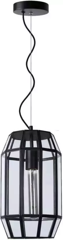 Lucide hanglamp Fern zwart Ø 20 cm Leen Bakker