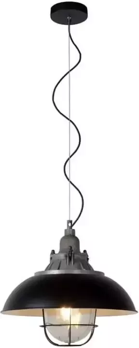 Lucide hanglamp Gringo zwart Ø40 cm Leen Bakker