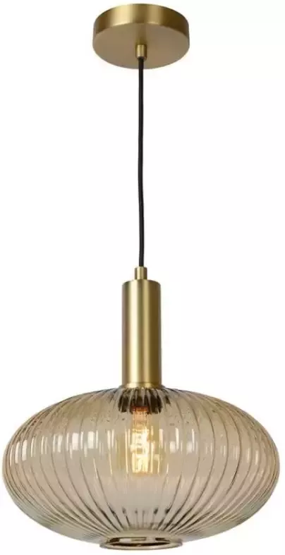 Lucide hanglamp Maloto amber Ã˜30 cm Leen Bakker - Foto 1