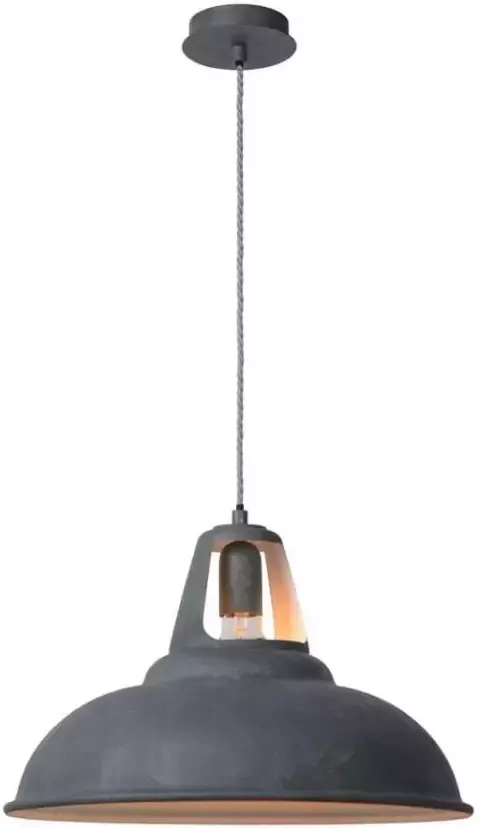 Lucide hanglamp Markit Ø45 cm zink Leen Bakker