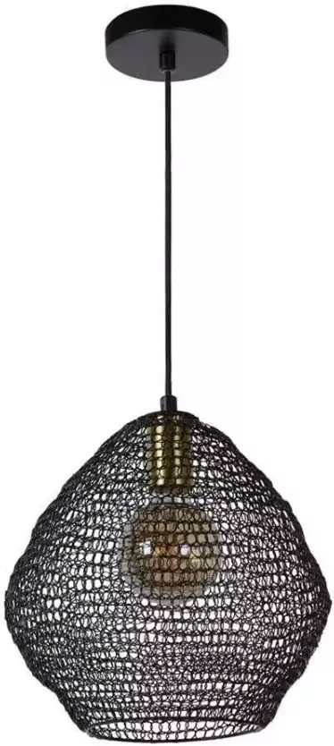 Lucide hanglamp Saar zwart Ø28 cm Leen Bakker