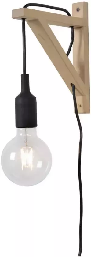 Lucide wandlamp Fix Wall zwart Leen Bakker