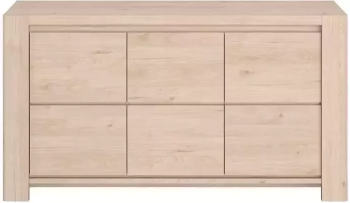 Parisot dressoir Portland eikenkleur 85x159x48 cm Leen Bakker