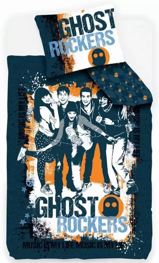 Studio 100 Dekbedovertrek Ghost Rockers Print 140x200 cm Leen Bakker