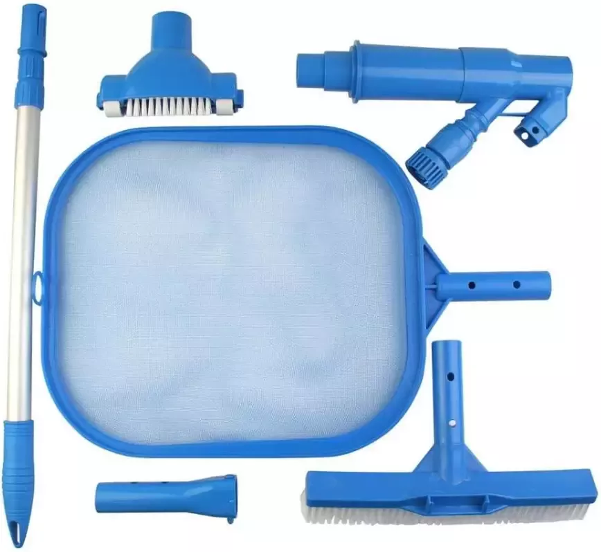 Summer Fun zwembad onderhoudsset Deluxe blauw Leen Bakker