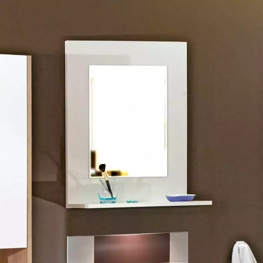 Symbiosis badkamerspiegel Gamby wit 71x61x18 6 cm Leen Bakker