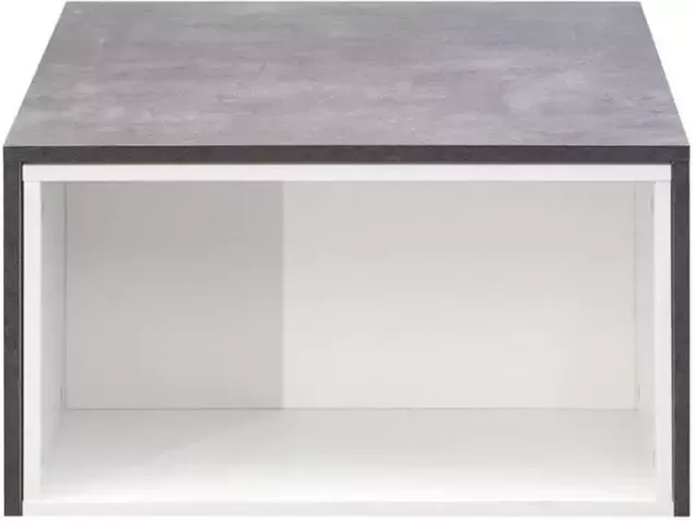 Symbiosis salontafel Halse wit betongrijs 38 165 67 cm Leen Bakker