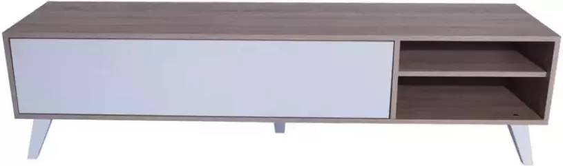 Symbiosis TV-meubel Heidal eikenkleur wit 43 2x165x40 cm Leen Bakker - Foto 4
