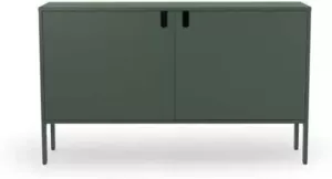 Tenzo dressoir Uno 2-deurs groen 89x148x40 cm Leen Bakker