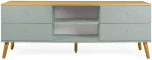 Tenzo tv-meubel Dot groen eiken 60x162x43 cm Leen Bakker