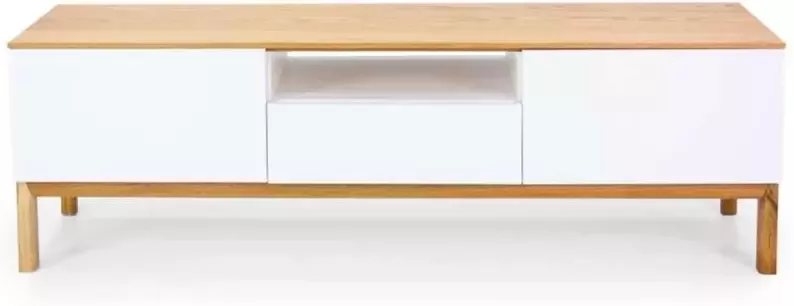 Tenzo tv-meubel Patch eikenkleur wit eikenkleur 56x179x47 cm Leen Bakker
