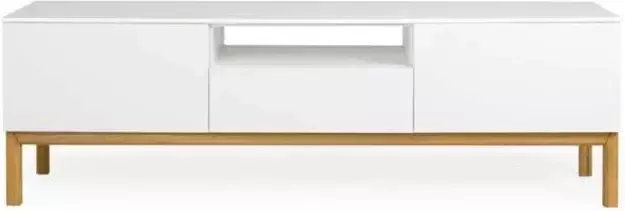 Tenzo tv-meubel Patch wit eikenkleur 56x179x47 cm Leen Bakker