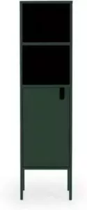 Tenzo wandkast Uno 1-deurs groen 152x40x40 cm Leen Bakker