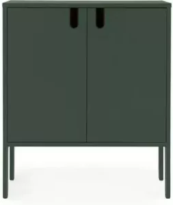 Tenzo wandkast Uno 2-deurs groen 89x76x40 cm Leen Bakker