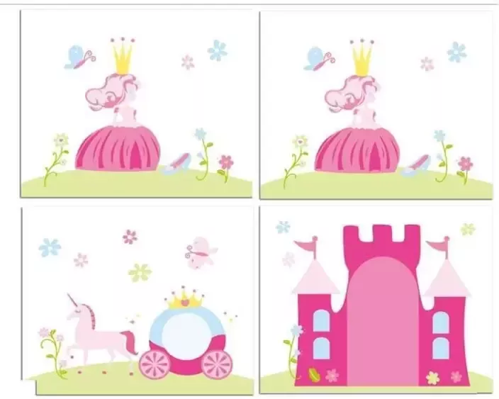 Vipack speelgordijn Princess roze 235x140x0 5 cm Leen Bakker - Foto 1