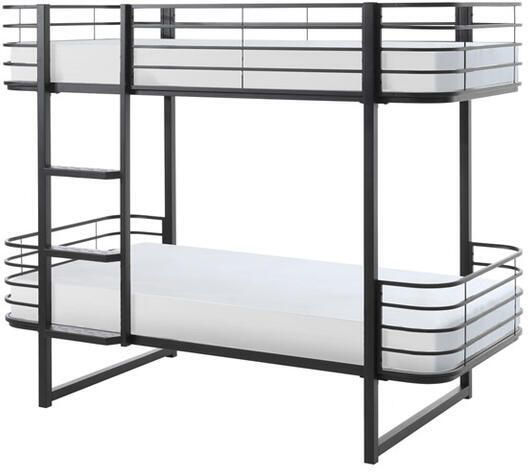 Vipack stapelbed Oscar metaal zwart 166x104x205 cm Leen Bakker - Foto 5